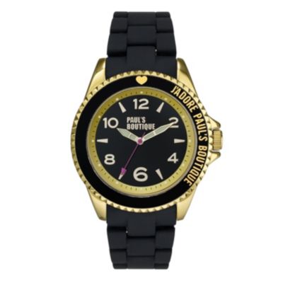 Paul's Boutique Black Strap Watch - Product number 9205276