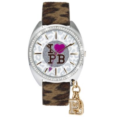 Paul's' Boutique Brown Leopard Strap Charm Watch - Product number 9205306