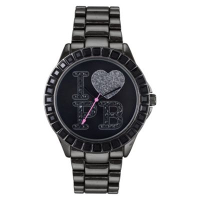 Paul's Boutique Scarlet Black Logo Dial Bracelet Watch H.Samuel