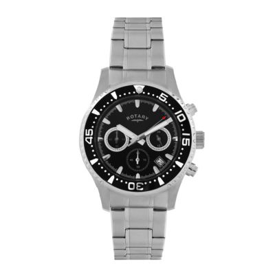 Rotary Stainless Steel Chronograph Watch