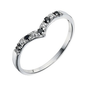 9ct White Gold Diamond Ring