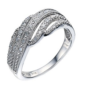 Silver & Diamond RingSilver & Diamond Ring