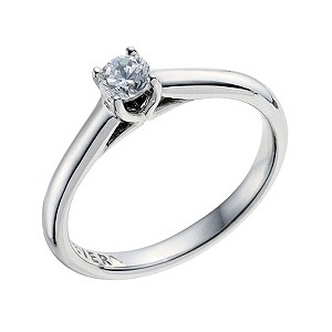 18ct White Gold 1/4 Carat Diamond Solitaire18ct White Gold 1/4 Carat Diamond Solitaire