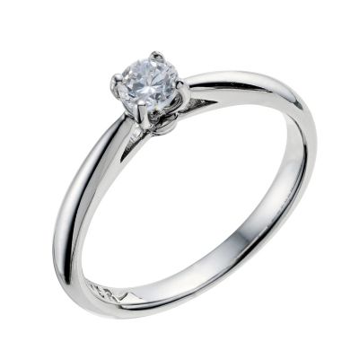The Forever Diamond - 18ct White Gold Diamond Solitaire - Product number 9223126