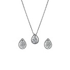 Diamond Earrings and Necklace - Ernest Jones