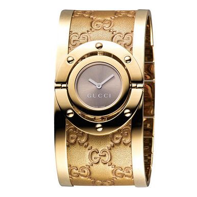Gucci ladies' gold plated GG bangle watch - Product number 9226265