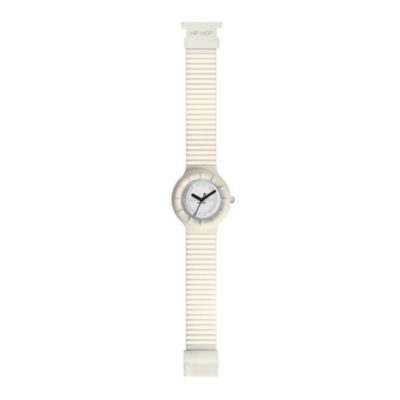 Hip Hop Unisex White Strap Watch - Product number 9229140