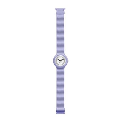 Hip Hop Unisex Lilac Crystal Strap Watch - Product number 9229191