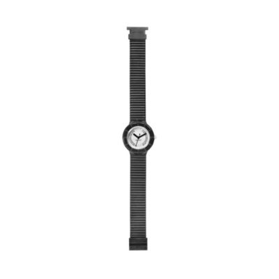 Hip Hop Unisex Black Crystal Strap Watch - Product number 9229205