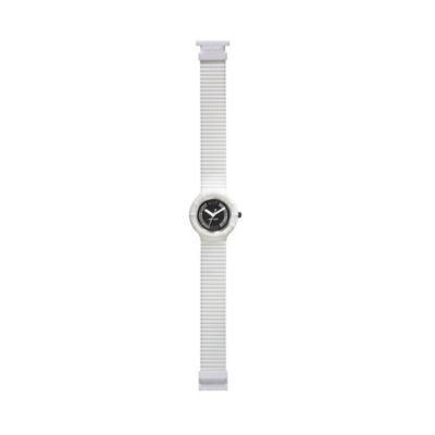 Hip Hop Unisex White Crystal Strap Watch - Product number 9229213