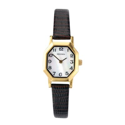 Sekonda Ladies' Gold-Plated Octagonal Watch - Product number 9230165