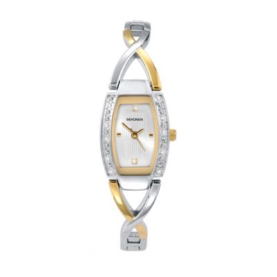 Sekonda Ladies' Two Tone Stone Set Watch - Product number 9230203