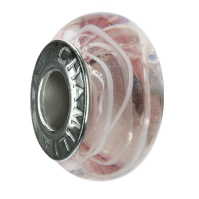 - sterling silver Umbra Swirl bead