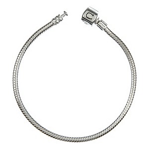 Chamilia silver snap bracelet 15.2cm