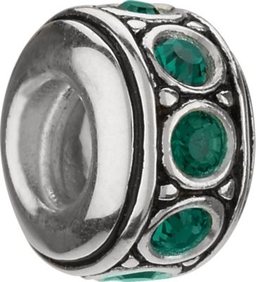 Chamilia sterling silver May birthstone wheel bead