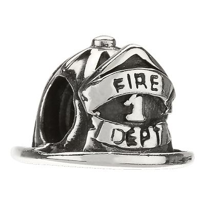 - sterling silver Firefighter bead