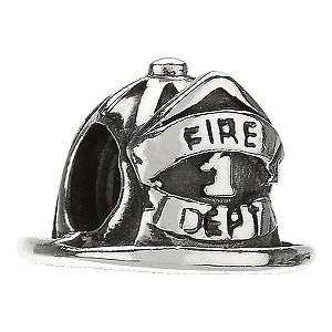 - sterling silver Firefighter bead