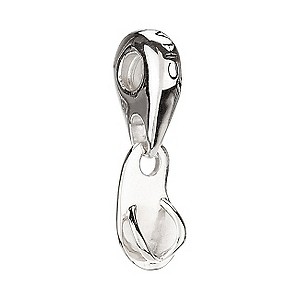 - sterling silver Hanging Sandal bead