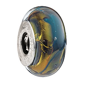 - sterling silver 24ct gold Marine bead
