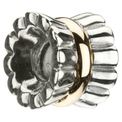 Chamilia - silver & 14ct yellow gold Mixed Bowtie bead - Product number 9233660