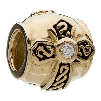 Chamilia - 14ct yellow gold Cross charm bead - Product number 9233938
