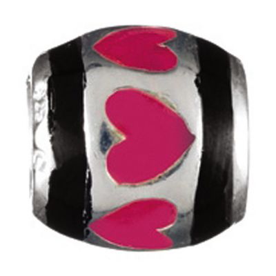 Chamilia silver and pink heart bead - Product number 9234098