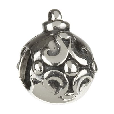 - sterling silver Swirl bead