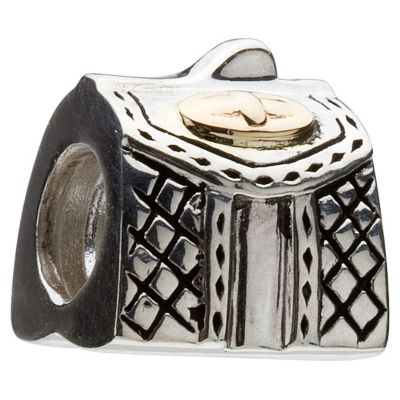 Chamilia - silver & 14ct yellow gold Purse Charm bead - Product number 9234233