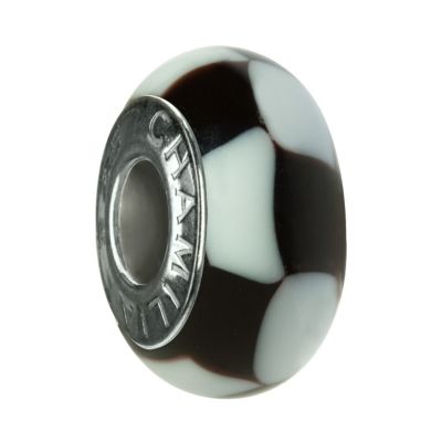 Chamilia - sterling silver Geometry Murano bead