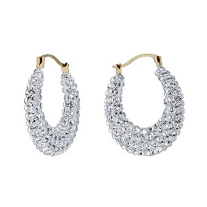 Evoke 9ct Yellow Gold Double Sided Crystal