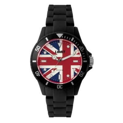 Limit Black Union Jack Watch - Product number 9242805