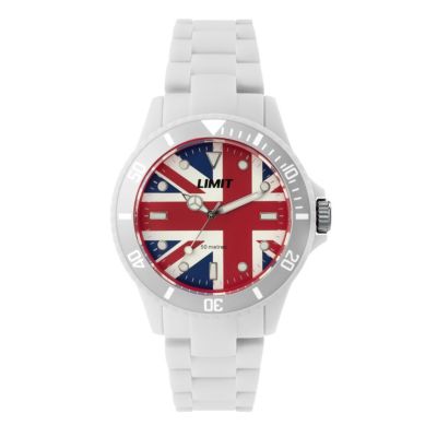 Limit White Union Jack Watch - Product number 9242813