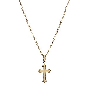 9ct Rolled Gold Small Cross Pendant