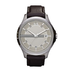 Armani Exchange Men's Brown Strap Watch