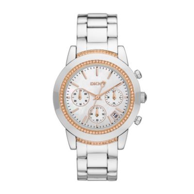 DKNY Ladies' Rose Stone Set Bracelet Watch - Product number 9245014