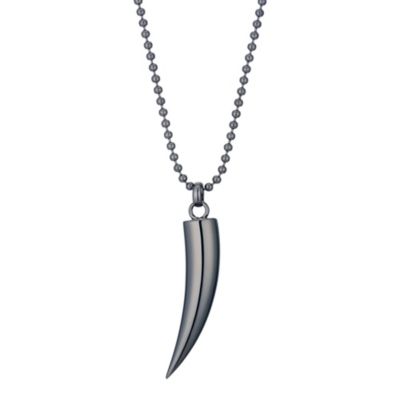 Simon Carter men's gunmetal tusk necklace - Product number 9245537
