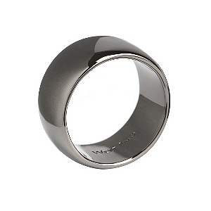 Simon Carter men's gunmetal plain ring - Product number 9245553