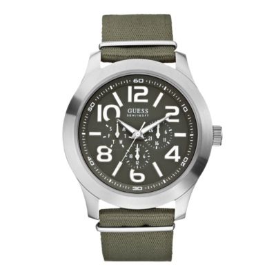 Guess Men's Canvas Strap Watch - Product number 9246436