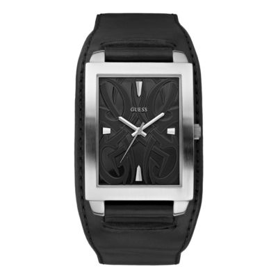 Guess Men's Black Cuff Strap Watch - Product number 9246444