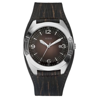 Guess Men's Brown Strap Watch - Product number 9246460