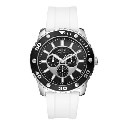 Guess Men's White Strap Watch - Product number 9246630