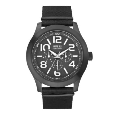 Guess Men's Black Strap Watch - Product number 9246657