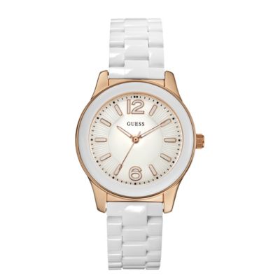 Guess Ladies' White Bracelet Watch - Product number 9246665