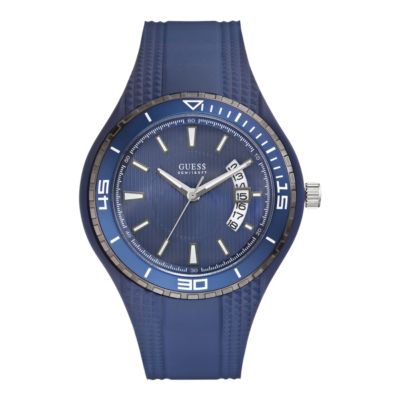 Guess Men's Blue Strap Watch - Product number 9246754