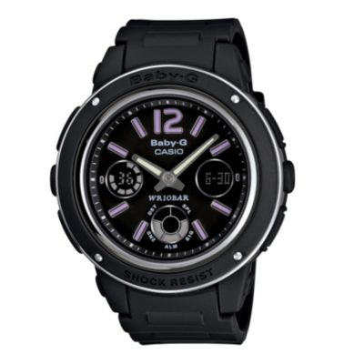 Casio Baby-G Purple Hour Markers & Black Digital Strap Watch - Product number 9248684