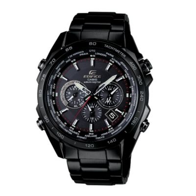 Casio Waveceptor Men's Black Bracelet Watch - Product number 9248722