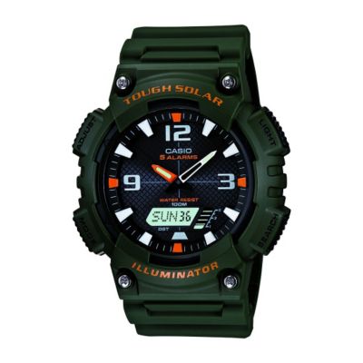 Casio Solar Green Strap Watch - Product number 9249060