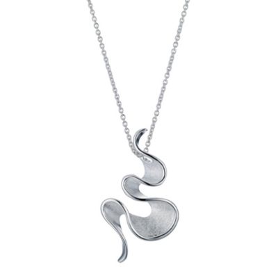 Silver squiggle pendant - Product number 9253319