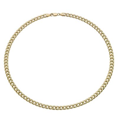 Together Bonded silver & 9ct gold solid curb 20" chain - Product number 9267891