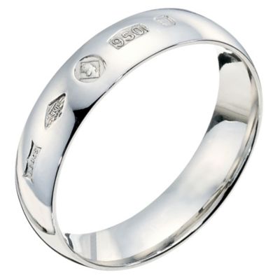 Platinum men's jubilee wedding ring - Product number 9268375